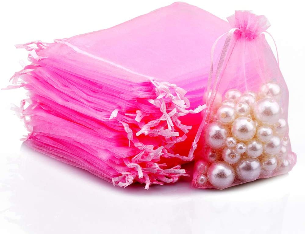 10x15cm in quantities of 25 Premium Red Organza Bags 5x7 50 9x12 7x9 or 100 
