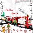 thumbnail image 3 of Juego De Tren De Navidad, Juguete Eléctrico Retro, Tren De Juguete Con Pilas, Juego De Juguete, Adornos Navideños, Regalos Para Niños Advancent HA038103-00, 3 of 6