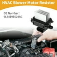 thumbnail image 2 of Unique Bargains HVAC Blower Motor Resistor Heater Blower Resistor No.9L3419E624AC for Ford Explorer 2016-2019 Plastic Metal 1 Pc, 2 of 6