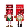 thumbnail image 1 of 2 piezas de adornos navideños, figuras de dibujos animados navideños que cuelgan banderas, 1 of 5