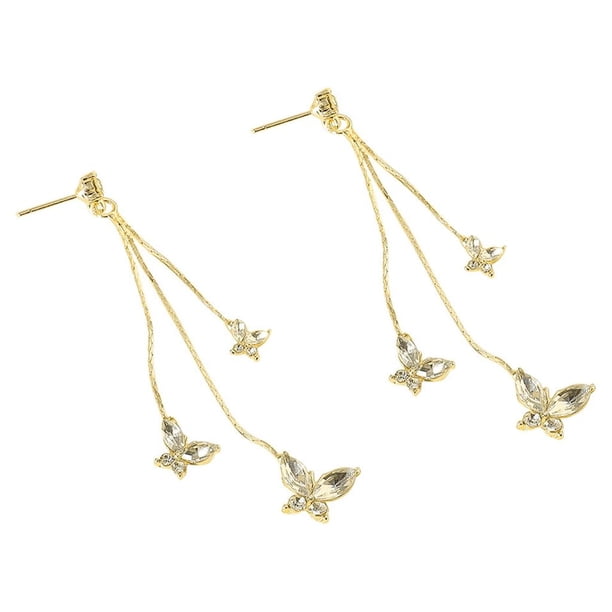 Cristal Colgante Accesorios de Moda Pendientes Pendientes de gota Borla Pendientes Femeninos Largos