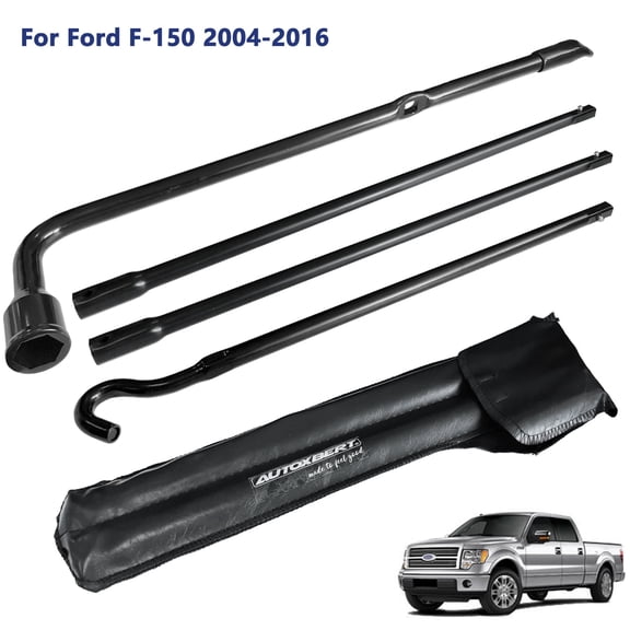 AUTOXBERT Spare Tire Jack Handle Wheel Lug Wrench For Ford F150 2004-2016 Tire Repair Tool