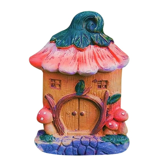 JeashCHAT 3D DIY Garden Tree Doors Miniature Door Decoration Tale Mini Gift For Kids