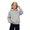 Grey, variant on Girls Leopard Print Hoodie Kids Long Sleeve Fleece Sweatshirt Casual Hooded Top With Front Pocket For Daily School Outdoor Wear 2-12 Years
