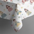 thumbnail image 5 of Rainbow Princess Carriage Pattern Square Tablecloth,Waterproof Square Table Cover,Wipeable Spillproof Washable Table Cover for Home Kitchen Party Decor 52"x52"(132x132cm), 5 of 6