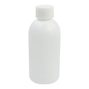 Unique Bargains 250mL Capacity Narrow Mouth Double Cap White Plastic Graduated Bottle for Lab