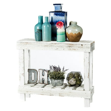 Del Hutson Farmhouse Cottage Reclaimed Wood Sofa Table
