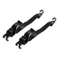 thumbnail image 1 of 3-Hook Adjustable Back Seat Organizer for Car, Heavy Duty 15kg Capacity, Universal Fit for Trunk and Rear Seats, Black ABS Nylon Material, 1 of 1