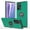YX-Green, variant on for Samsung Galaxy Note 20 Ultra Case, with Self Healing Flexible TPU Screen Protective [2 Pack], Military Grade Invisible Kickstand Case for Samsung Note 20 Ultra 5G-Purple