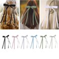 thumbnail image 6 of 6Pcs Hair Bows Clips for Women, Hair Ribbon Hair Bows Bows knot Hair Clips, Hair Barrettes with Bow Hair Accessories, 6 of 8