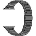 thumbnail image 3 of Dwitch Compatible with Apple Watch Band 49mm 45mm 44mm 42mm 41mm 40mm 38mm, Business Metal Watchband fits for iWatch Band Series 10, Ultra 2, SE, Ultra Series 9 8 7 6 5 4 3 2 1 Men & Women,Black, 3 of 7