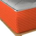 thumbnail image 7 of DNG Creations 5 Piece Zipper Sheet Set - Include (1 Elastic Fitted Sheet, 1 Base Sheet has Zipper, 1 Flat Sheet And 2 Pillowcase) 18 Inch Deep Pocket ( Stripe Orange - Twin XL ), 7 of 7