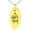 Gold, variant on Gold Plated Stainless Steel Super Mom Small Oval Charm Pendant Necklace