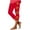 Red, variant on Zuesphe Cute Pants for Women Capri Pants for Women High Waisted Womens Flowy Pants Cropped Womens Cargo Pants Tall