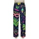 thumbnail image 5 of RKSTN Women's Carnival Pajamas Sets Oversized Lapel Mardi Gras Print Button Long Sleeve Sleepwear T Shirt and Pjs Pant 2 Piece Matching Set Casual Turndown Plus Size Pajama and Pants Loungewear Set, 5 of 9