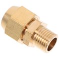 thumbnail image 1 of PAMINGONO Air Compressor Fittings Brass Air Hose Repair Fitting 1Set, 1 of 7