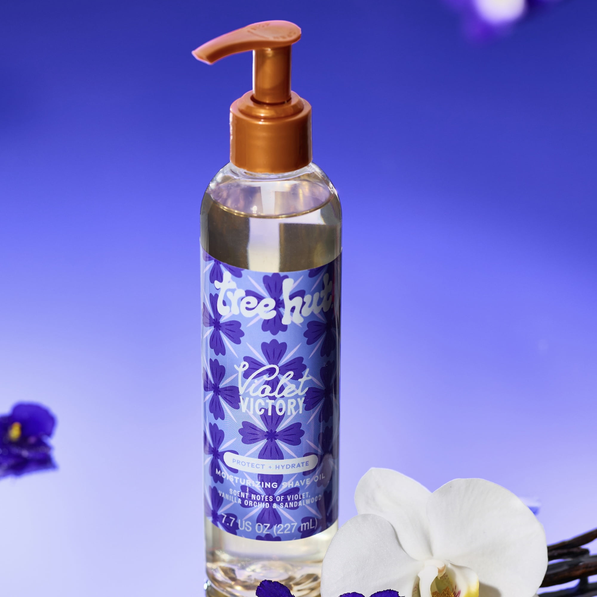 Tree Hut Violet Victory Moisturizing Shave Oil – Smooth & Hydrating – 7.7 fl oz