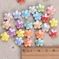 thumbnail image 5 of U8MO 10pcs Star Flower 12mm Shiny Ceramic Porcelain Loose Beads For Jewelry Making-Red, 5 of 9