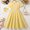 Yellow, variant on USSUMA Teen Dresses Short Sleeve V-Neck Stripped Sundress Empire Waist Fashion Flower Girl Dresses Loose Fit Long Evening A-Line Dress Yellow 8 Years