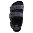 thumbnail image 6 of Brown Oak Kids Comfort Slides Adjustable Double Buckle EVA Sandal, 6 of 7