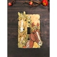 thumbnail image 5 of Rustic Western Chestnut Palomino Horses Single Toggle Switch Plate Cover 2pc Set, 5 of 5