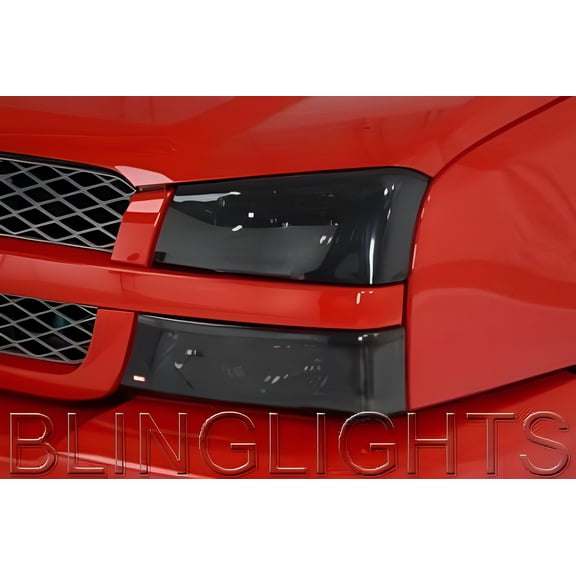 For 2003 2004 2005 2006 2007 Chevy Silverado Tint Protection Film for Smoked Headlamps Headlights