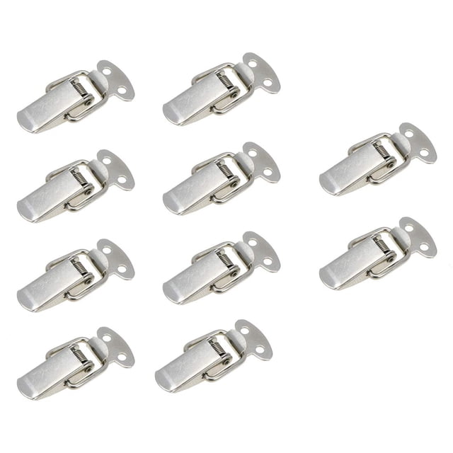Cierre de pestillo tipo toggle Rannb de acero inoxidable mini de 44 mm, paquete de 10