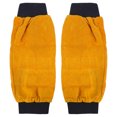 thumbnail image 1 of 1 Pair Heat Resistant Welding Sleeves Useful Arm Protection Sleeves (Yellow), 1 of 8