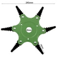 thumbnail image 2 of Cuchilla desbrozadora de 6 dientes, cabezal de corte de césped para cortacésped (verde) Tmvgtek Para estrenar, 2 of 2