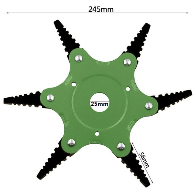 Cuchilla desbrozadora de 6 dientes, cabezal de corte de césped para cortacésped (verde) Tmvgtek Para estrenar