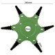 thumbnail image 2 of Cuchilla desbrozadora de 6 dientes, cabezal de corte de césped para cortacésped (verde) Likrtyny Para estrenar, 2 of 2