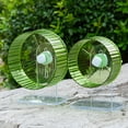 thumbnail image 3 of CBFFDC Roue de Hamster en Plastique de Haute Qualité, Installation Facile, Roue de Hamster Transparente, Jouet d'Exercice de Course pour Animaux de Compagnie, Fournitures pour Petits Animaux, 3 of 7
