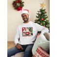 thumbnail image 2 of Farm Animals Xmas - Santa Hat Festive Men's Sweatshirt, 2 of 4
