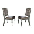 thumbnail image 2 of Topline Home Furnishings Sophisticated Silver 5pc Dining Set, 2 of 5