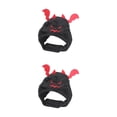 thumbnail image 1 of Xinxinyy Halloween Adjustable Devil Cap For Unique Dress-Up Experience Suitable Black 2Set, 1 of 6