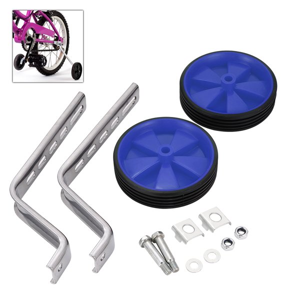 Roues Stabilisatrices Universelles pour Vélo Roues de 12 à 20 Pouces Roues Latérales pour Vélo Stabilisateur de Vélo Couleur : Bleu Taille : 12 - 20 Usage Général