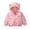 PK1, variant on Baby Jackets for Girls Cute Print Puffer Jacket for Toddler Bear Ear Hooded Winter Coat (PK1,0-1 Years)