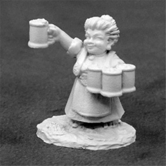 Poppy Cloverlocks Halfling Barmaid Miniature 25mm Heroic Scale Dark Heaven Legends Reaper Miniatures