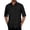 Black, variant on Mens UPF 50+ Button Down Shirt Long Sleeve Sun Protection Quick Dry Roll Up Cuff Fishing Hiking Shirt