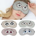 thumbnail image 3 of Coofit 2PCS Eye Mask Creative Cute Adjustable Light Block Eye Cover Blindfold for Sleep, 3 of 7