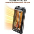 thumbnail image 6 of Comfort Zone Infrared Tower Heater, 1500W, Thermostat, 2 Settings, 6 of 7