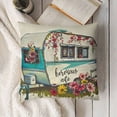 thumbnail image 3 of SHANXI Decorative Pillow Cover, Modern Flower Print Durable, Zipper Closure, Living Room, Bedroom Decorations, Camper Gifts 20x20in, 3 of 5