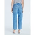 thumbnail image 3 of Free Assembly Women's Cropped Carpenter Barrel Jeans, 27" Inseam, Sizes 0-20, 3 of 6