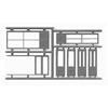 HO Storefront Windows & Door Set (2)
