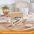 thumbnail image 6 of Yayeee Napkin Holder for Table Kitchen Paper Tissue Organization, Blue Sardines Pattern, 6 of 8