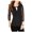 Black - floatingdot, variant on I.N.C Womens Twist Keyhole Pullover Blouse, Black, X-Large