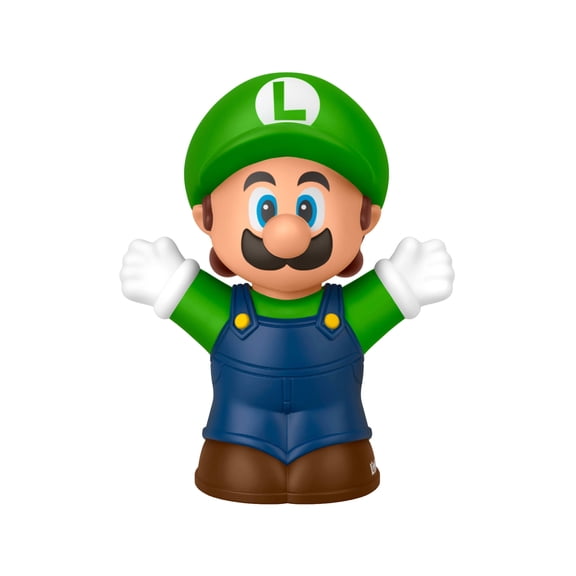 Fisher-Price Little People My Mario Luigi Character Figure for Toddlers & Kids, 1 Toy