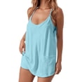 thumbnail image 1 of Effortless Women's Jumpsuit with Round Neck Design and Functional Pockets for Casual and Relaxed Days Ideal for Spring and Summer Easy to Care for with Machine Wash Options, 1 of 4