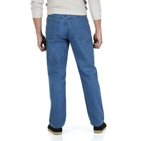 Wrangler - Wrangler Men's Regular Fit Straight Leg Stretch Jeans ...