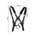 thumbnail image 2 of RENACLIPY 1Pcs Black Saxophone Harness Adjustable Design for Saxophone Players 55x42in, 2 of 8
